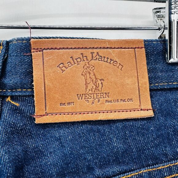 Vintage RALPH LAUREN WESTERN WEAR Jeans Womens‎ 27 Preppy Old Money Ranch NWOT - Picture 9 of 11